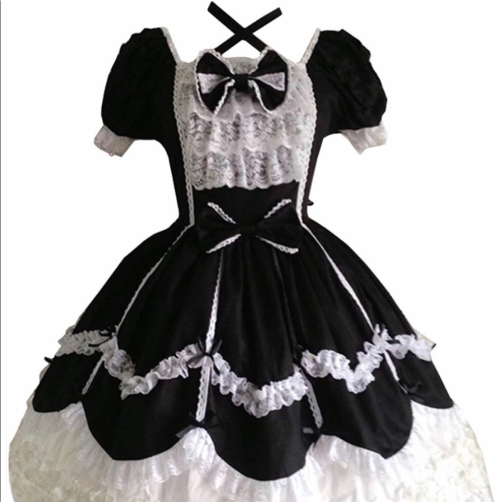 Gothic lolita cosplay dress